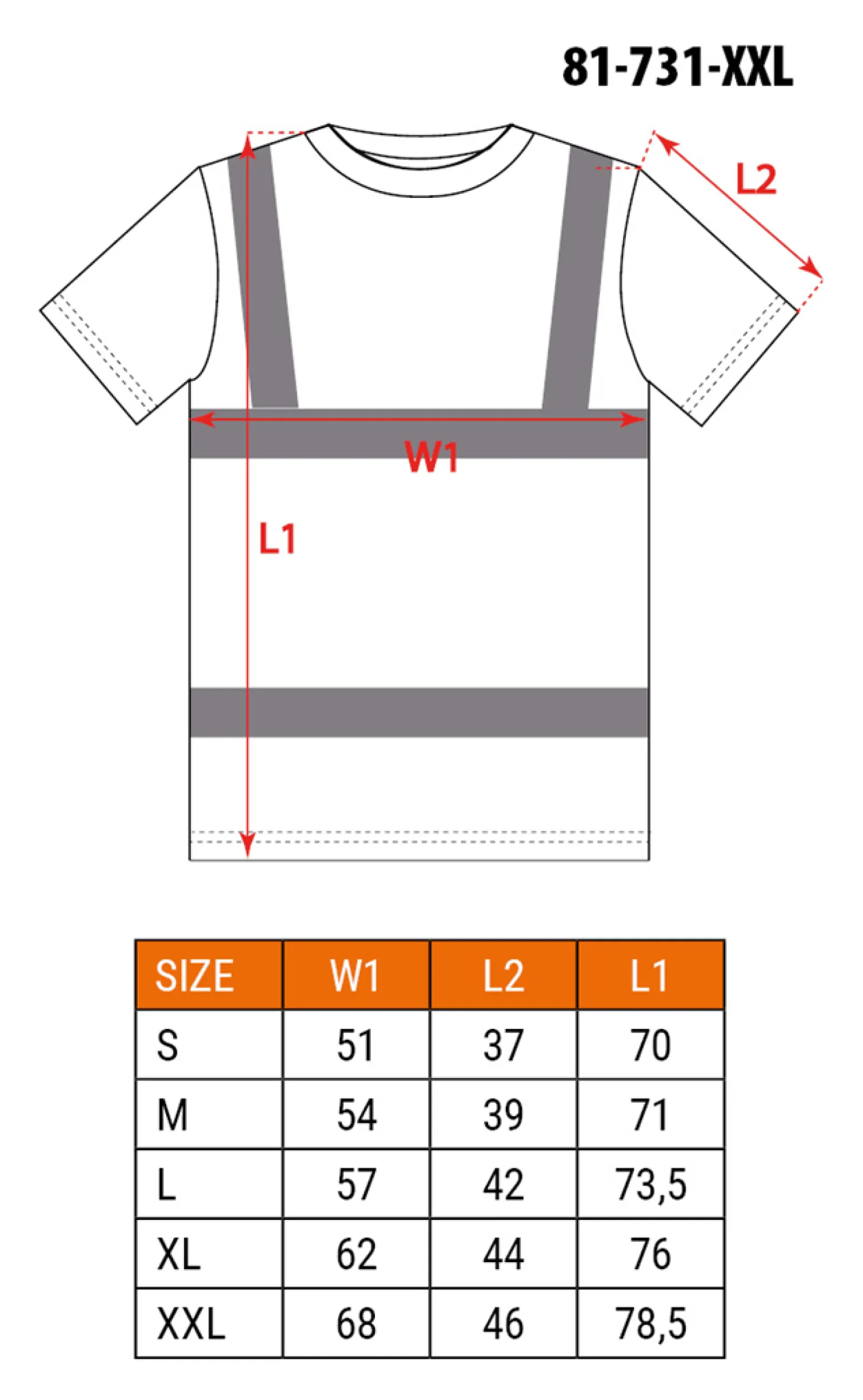 Koszulka T-shirt Neo 81-731-XXL