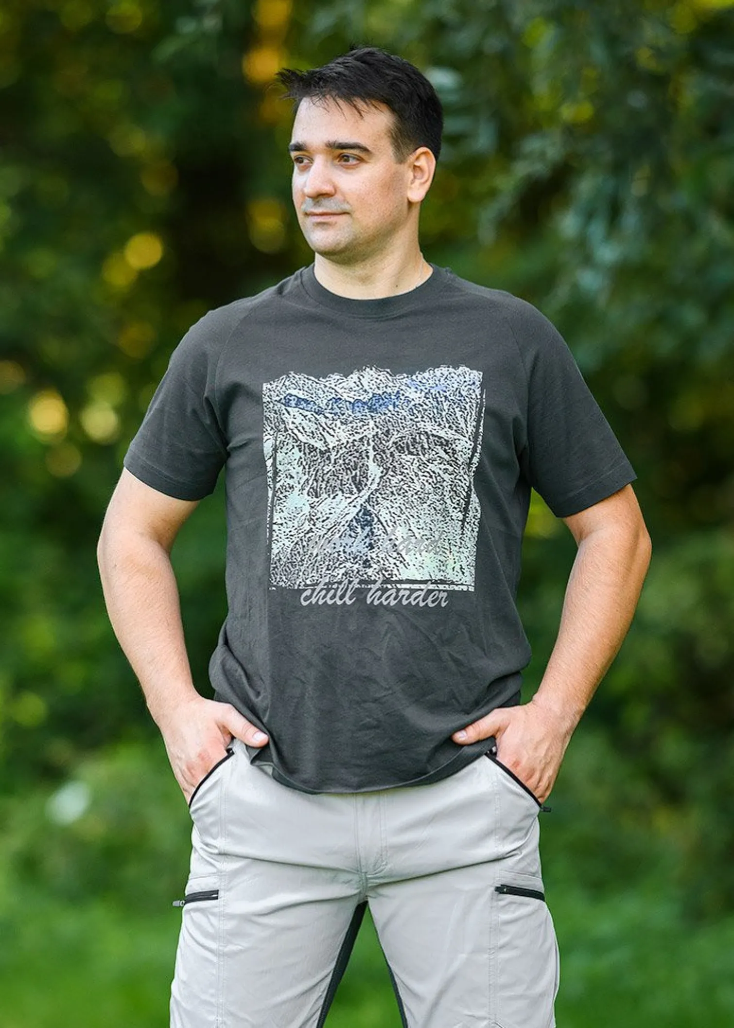 Koszulka T-shirt z nadrukiem Neo 81-645