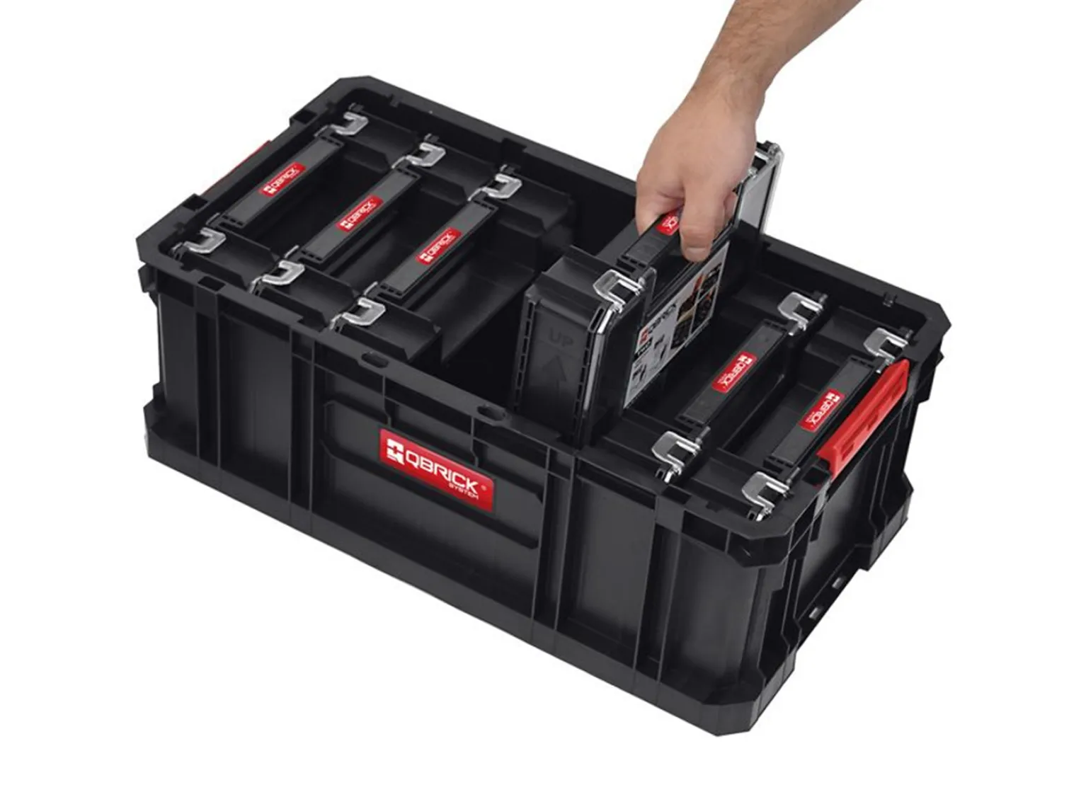 Kosz z 6 organizerami MULTI Qbrick System TWO BOX 200