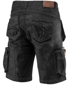 Krótkie spodenki robocze DENIM, czarne, rozmiar M Neo 81-273-M