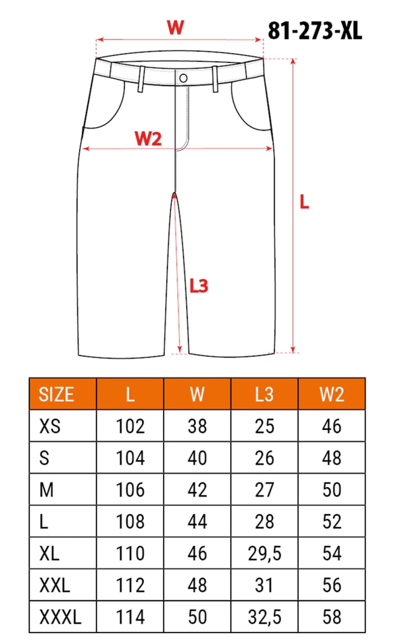 Krótkie spodenki robocze DENIM, czarne, rozmiar XL Neo 81-273-XL
