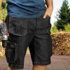 Krótkie spodenki robocze DENIM, czarne, rozmiar XXL Neo 81-273-XXL