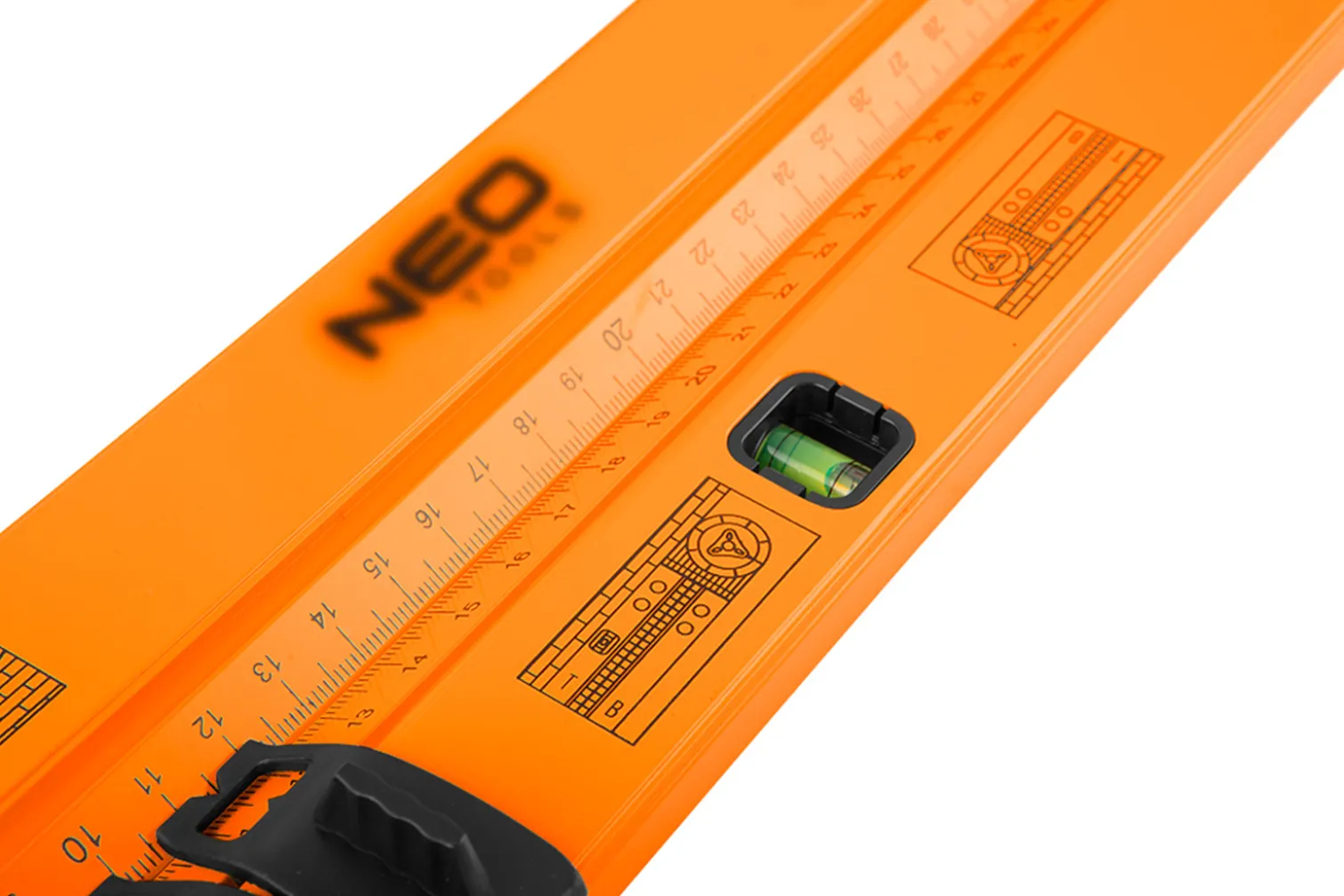 Kątomierz nastawny z poziomicą 500mm Neo 72-225