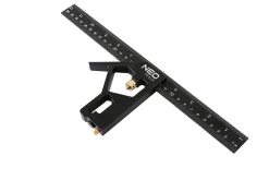 Kątownik wielofunkcyjny aluminiowy 30cm Neo 72-127