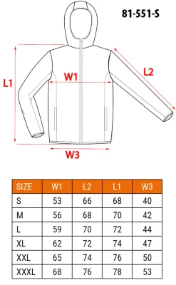 Kurtka softshell z kapturem Neo 81-551
