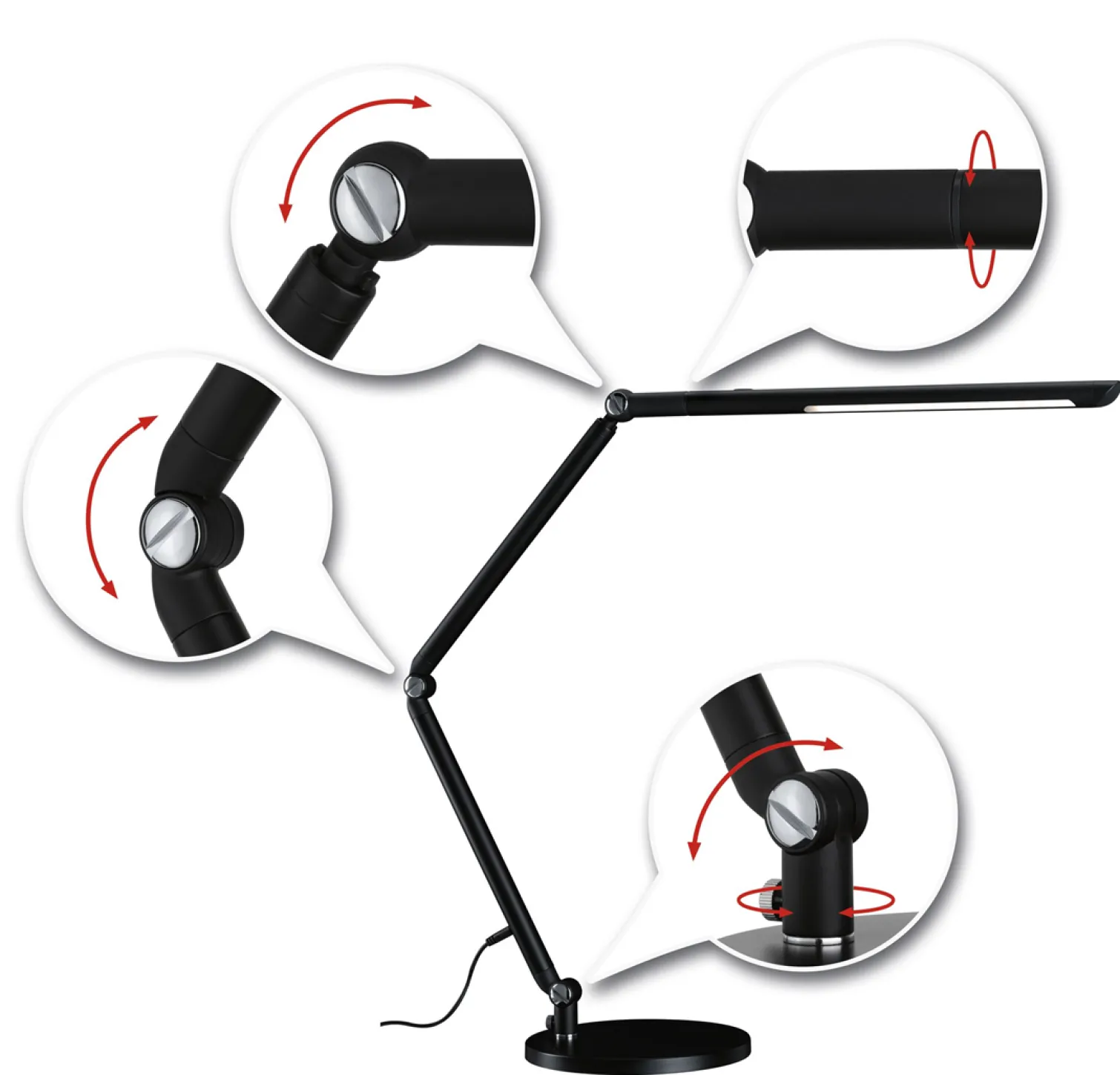 Lampa stołowa FlexBar LED Paulmann 78912
