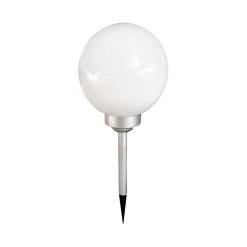Lampka solarowa plastik+alum. kula 20cm+pilot / rgb Volteno VO1932
