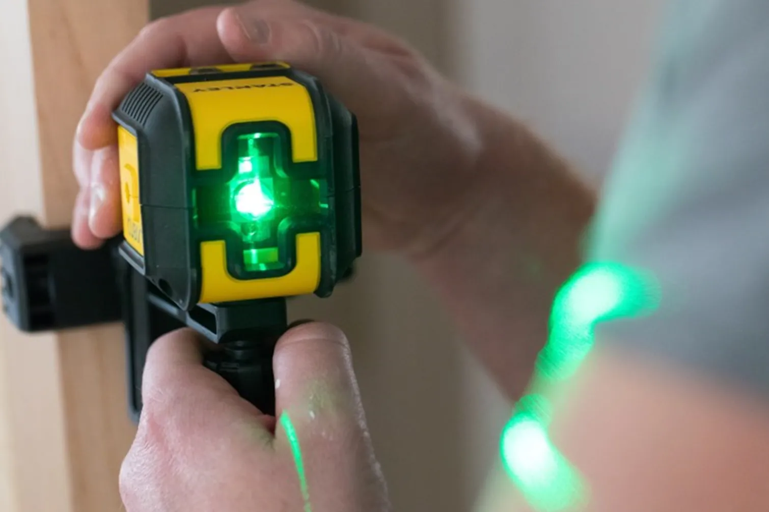 Laser krzyżowy, zielony Stanley Cubix next Generation
