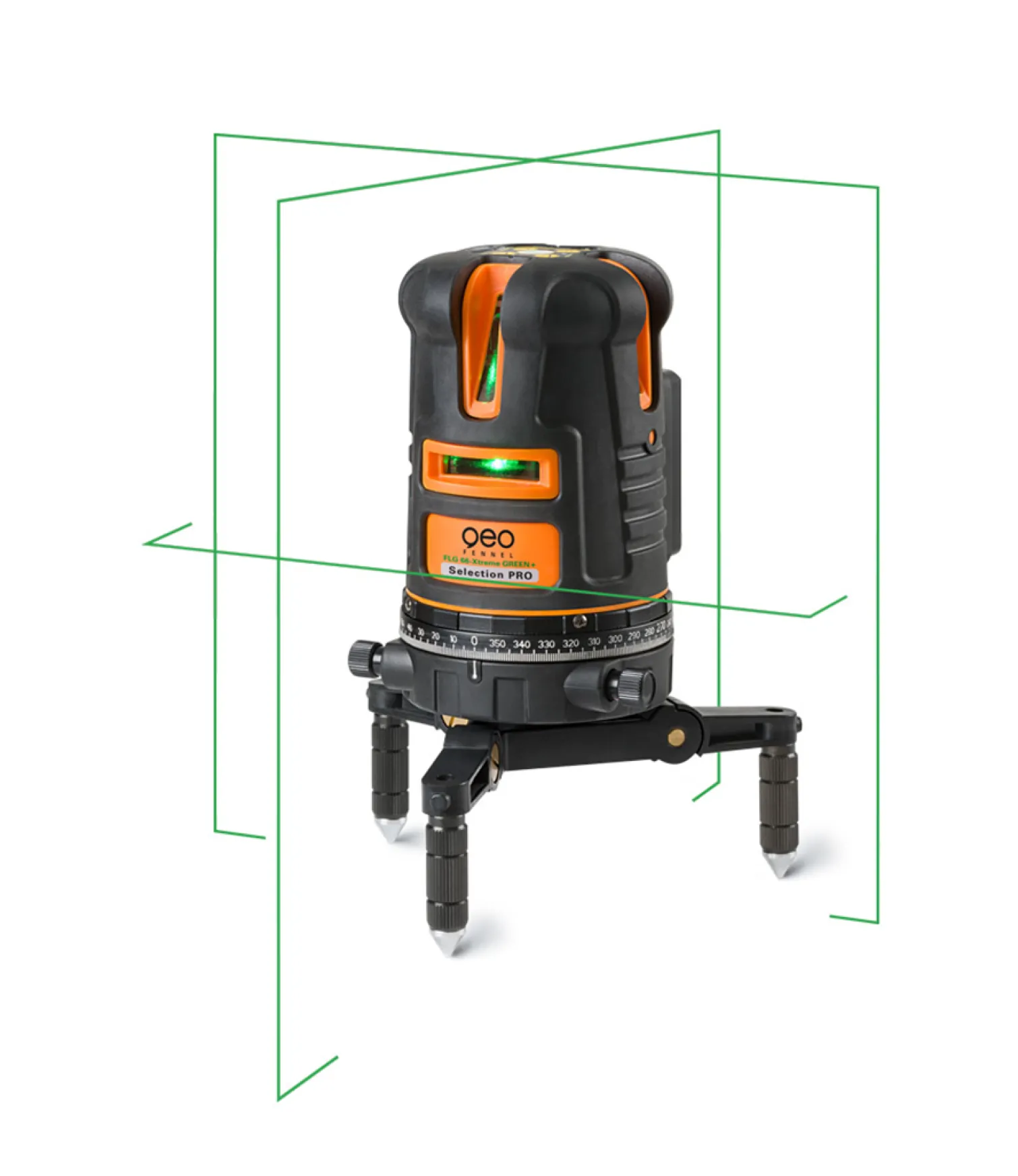 Laser liniowy, krzyżowy Geo-Fennel FLG 66-XTREME GREEN SP +