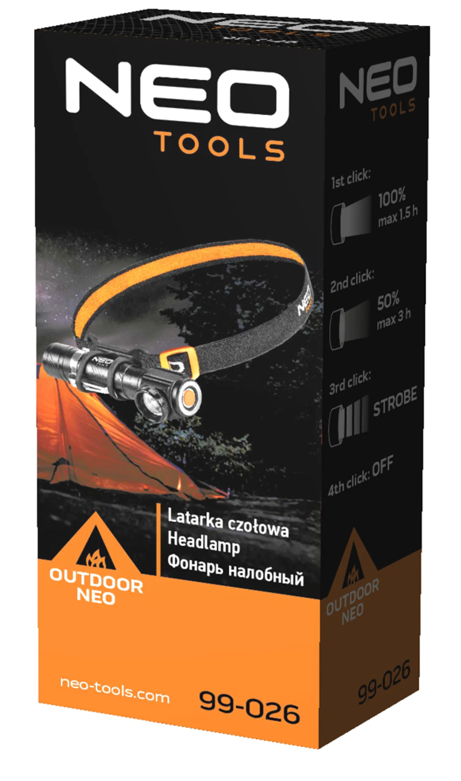 Latarka czołowa Neo 99-026