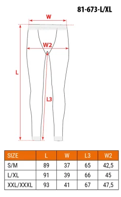 Legginsy termoaktywne CARBON Neo 81-673
