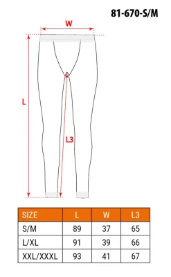 Legginsy termoaktywne Neo 81-670