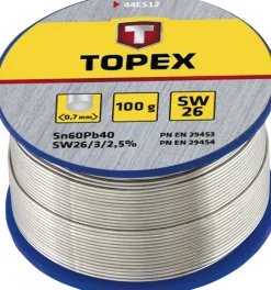 Lut cynowy 60% Sn, drut 1.5mm Topex 44E524
