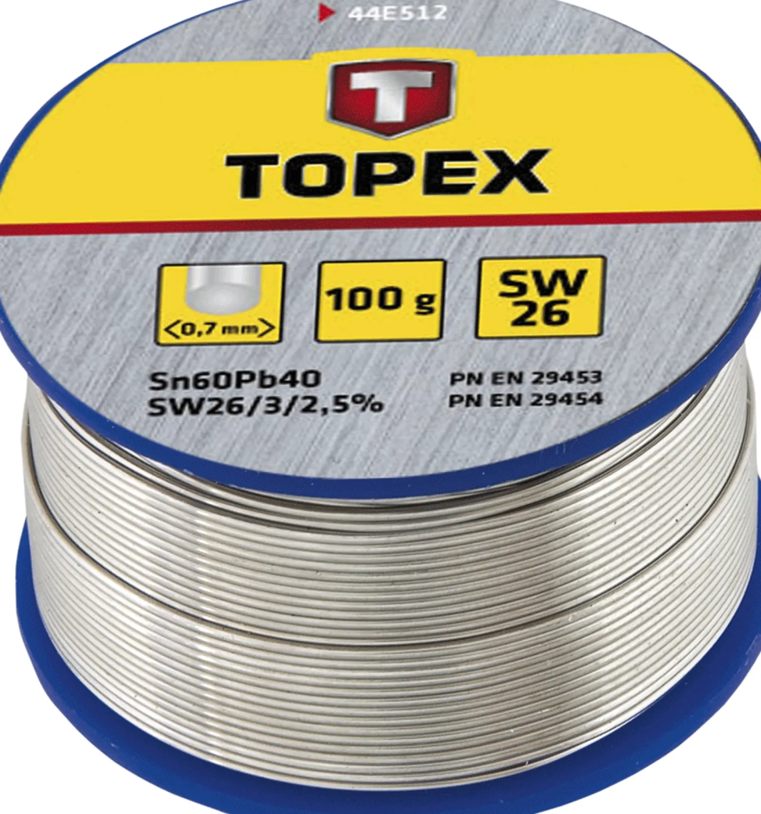 Lut cynowy 60% Sn, drut 1.5mm Topex 44E524