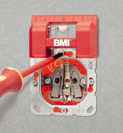 Magnetyczna poziomica instalacyjna dla elektryków BMI E-LEVEL magnet