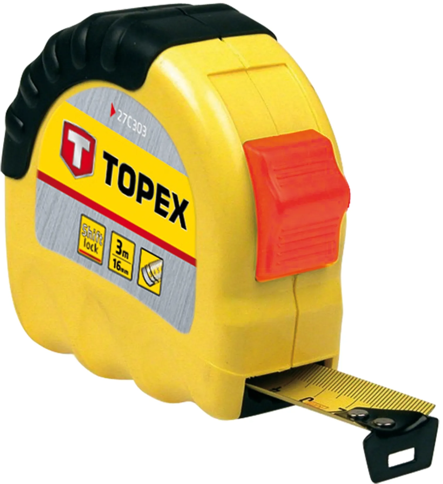 Miara zwijana stalowa 8m x 25mm Topex 27C308