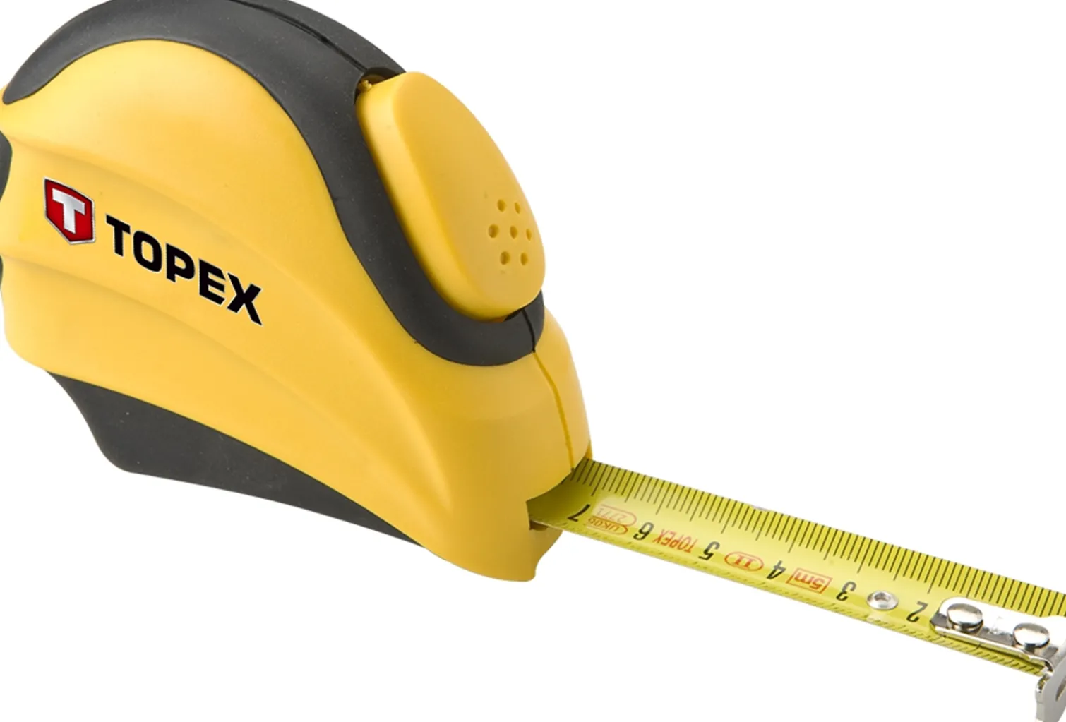 Miara zwijana stalowa 7.5m x 25mm Topex 27C387