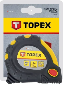 Miara zwijana stalowa 10m x 32mm Topex 27C340