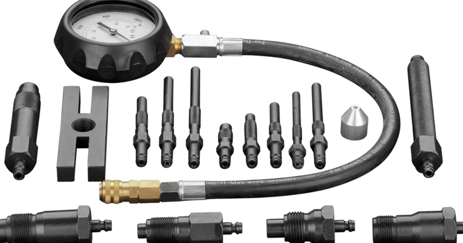 Miernik ciśnienia sprężania diesel, zestaw 16szt. Neo 11-262