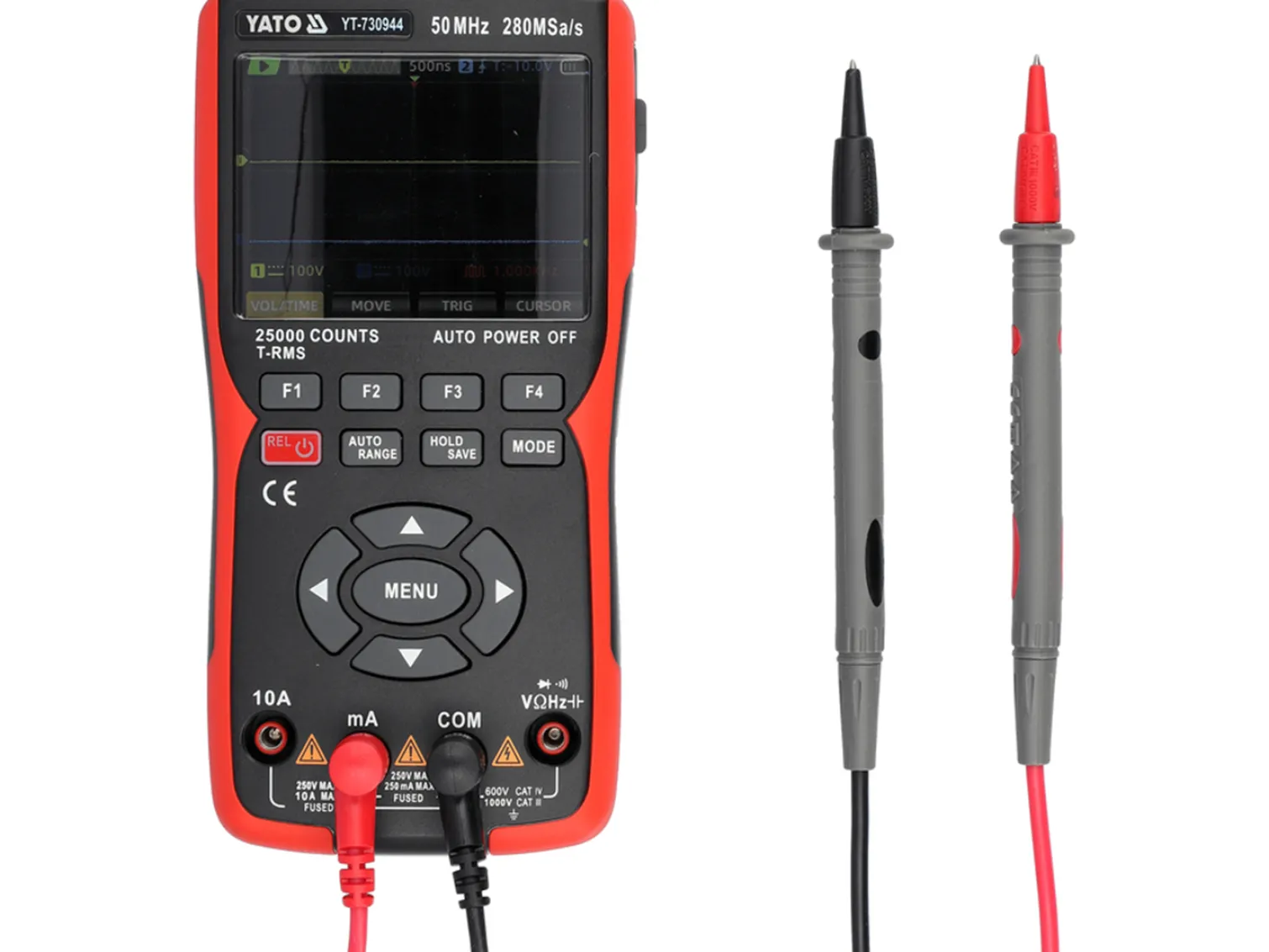 Miernik cyfrowy (multimetr) z wyświetlaczem LCD Yato YT-730944