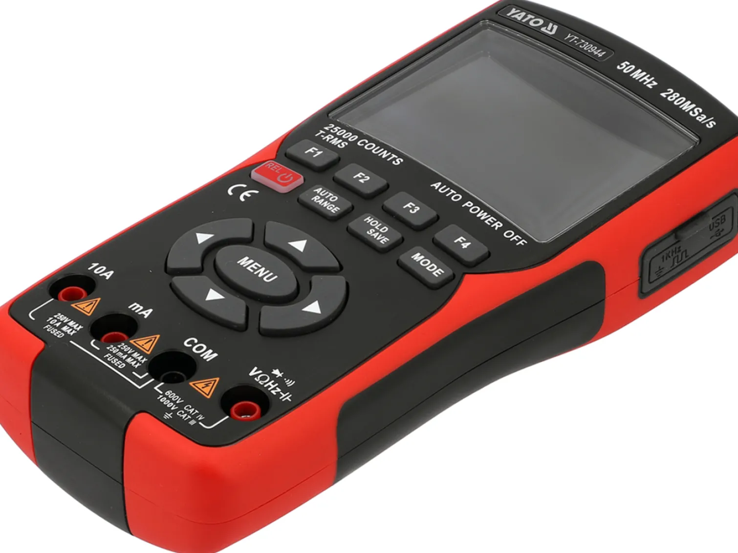 Miernik cyfrowy (multimetr) z wyświetlaczem LCD Yato YT-730944