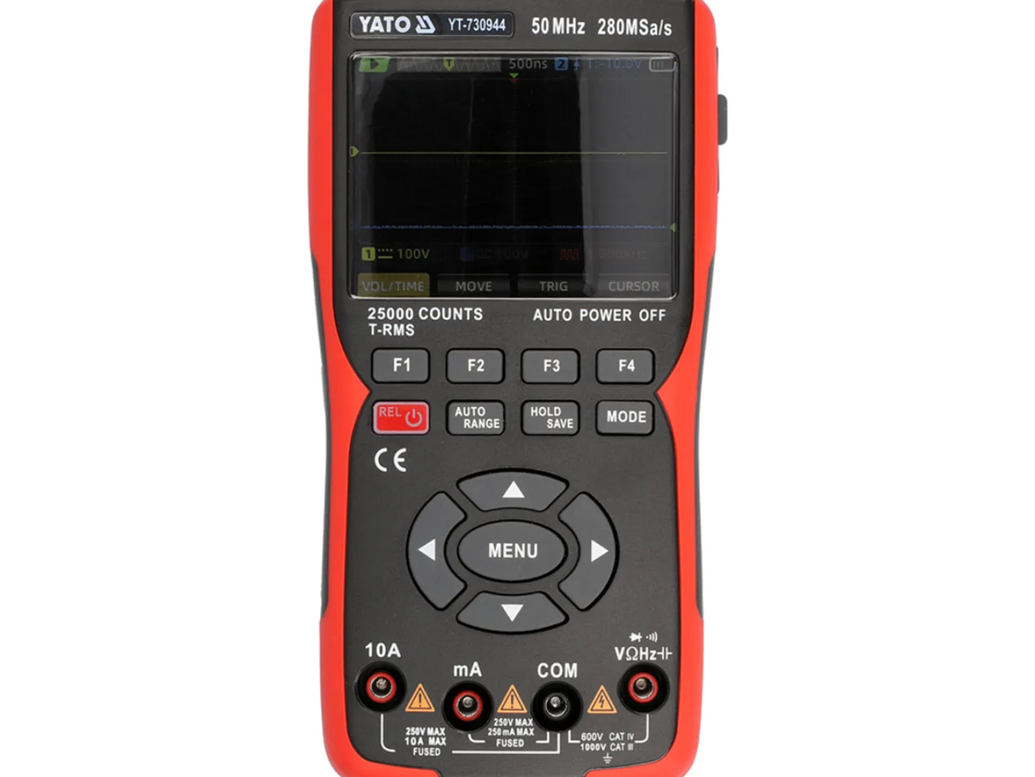 Miernik cyfrowy (multimetr) z wyświetlaczem LCD Yato YT-730944