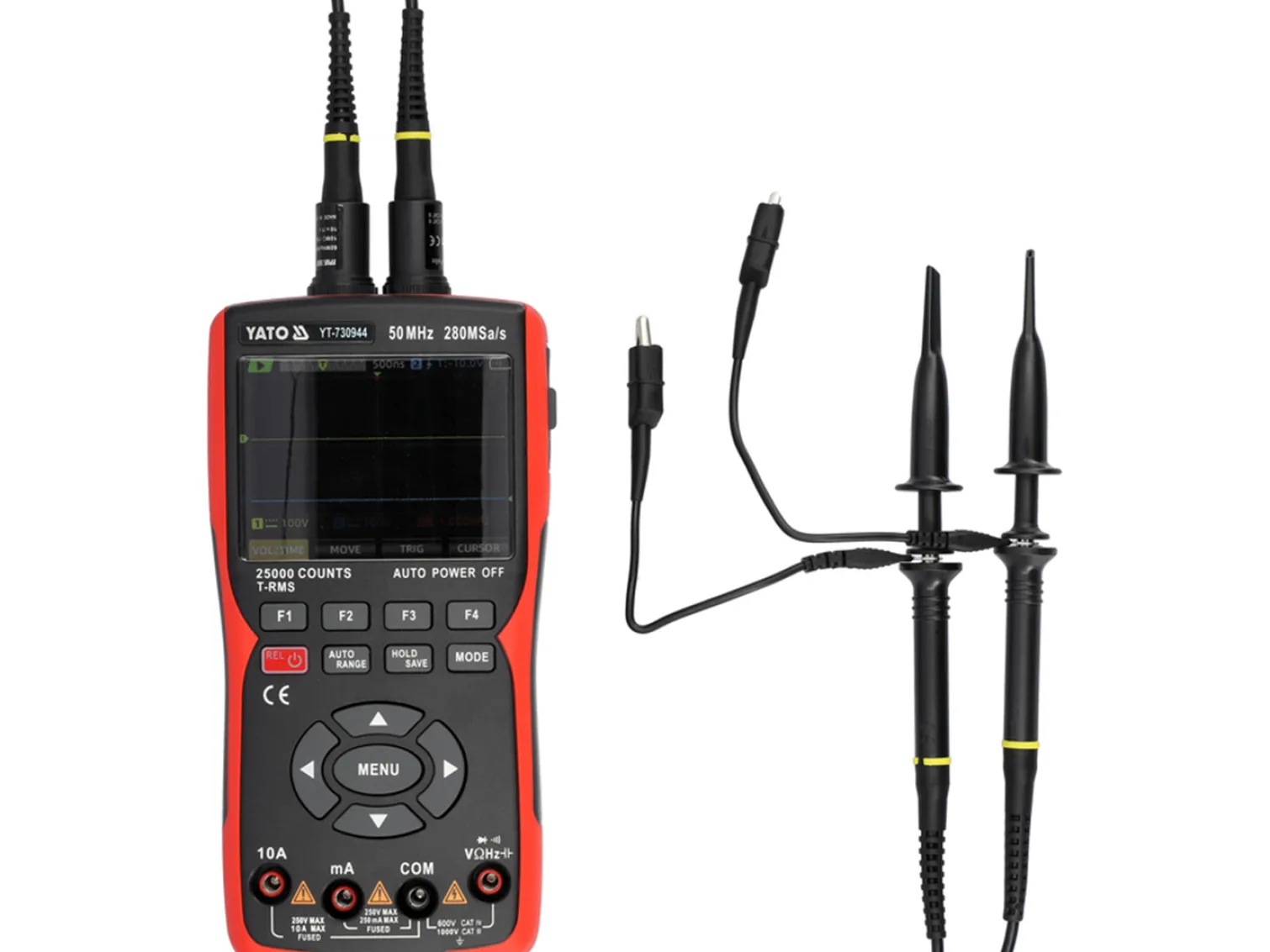 Miernik cyfrowy (multimetr) z wyświetlaczem LCD Yato YT-730944