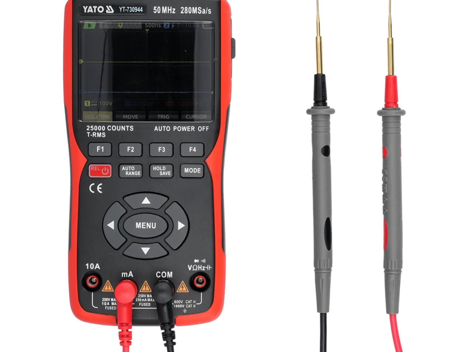Miernik cyfrowy (multimetr) z wyświetlaczem LCD Yato YT-730944