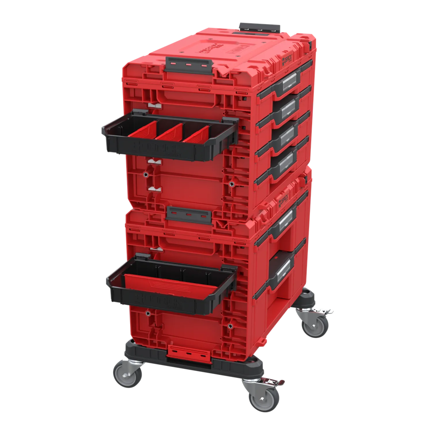 Modułowe półki Qbrick System Custom TOOLBOX SHELF SET