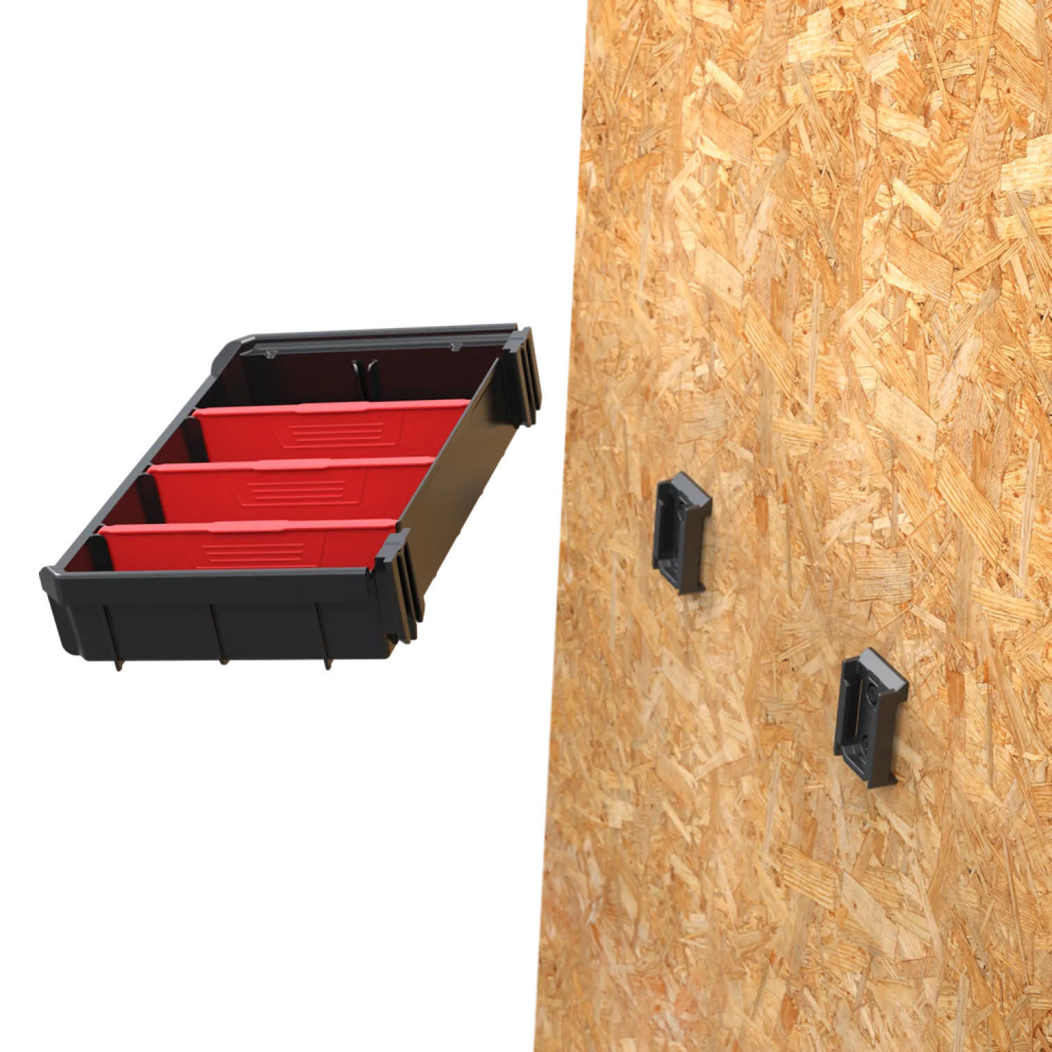 Modułowe półki Qbrick System Custom TOOLBOX SHELF SET