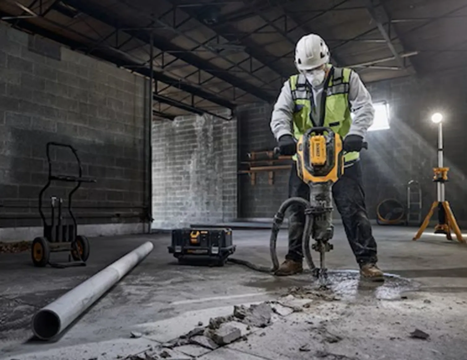 Młot kujacy DeWalt FLEXVOLT DCH966Z2 2x15,0Ah