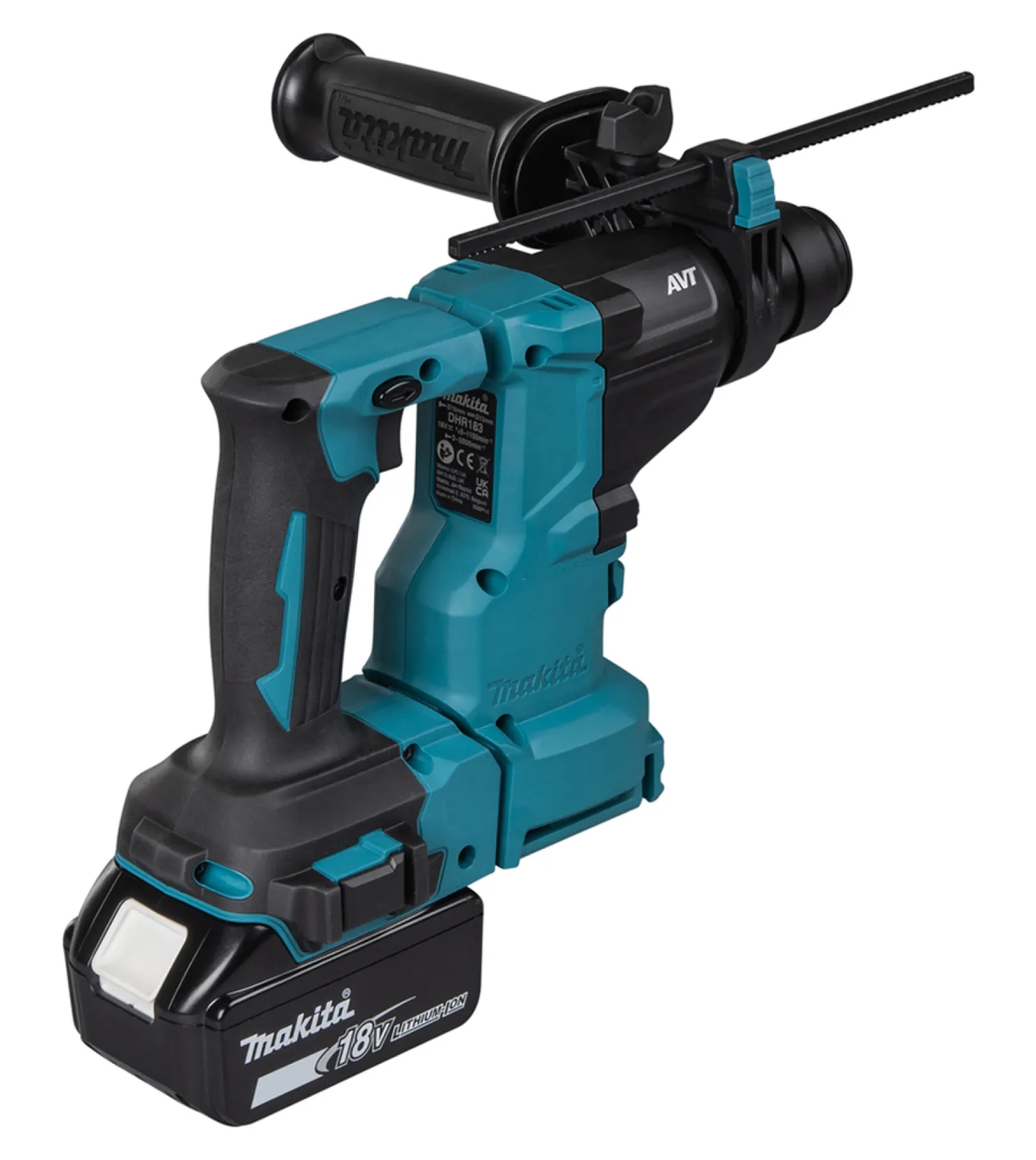 Młotowiertarka Makita DHR183RTWJ 1x5,0Ah MAKPAC 4