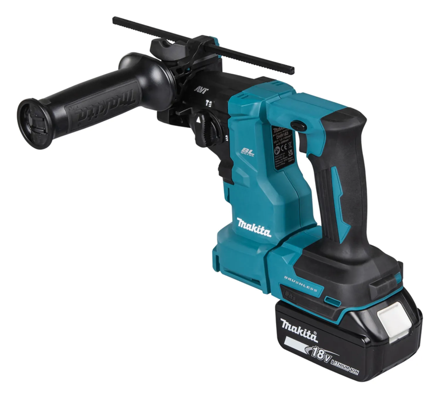 Młotowiertarka Makita DHR183RTWJ 1x5,0Ah MAKPAC 4