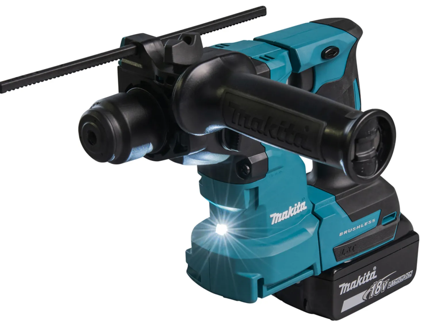 Młotowiertarka Makita DHR183RTWJ 1x5,0Ah MAKPAC 4