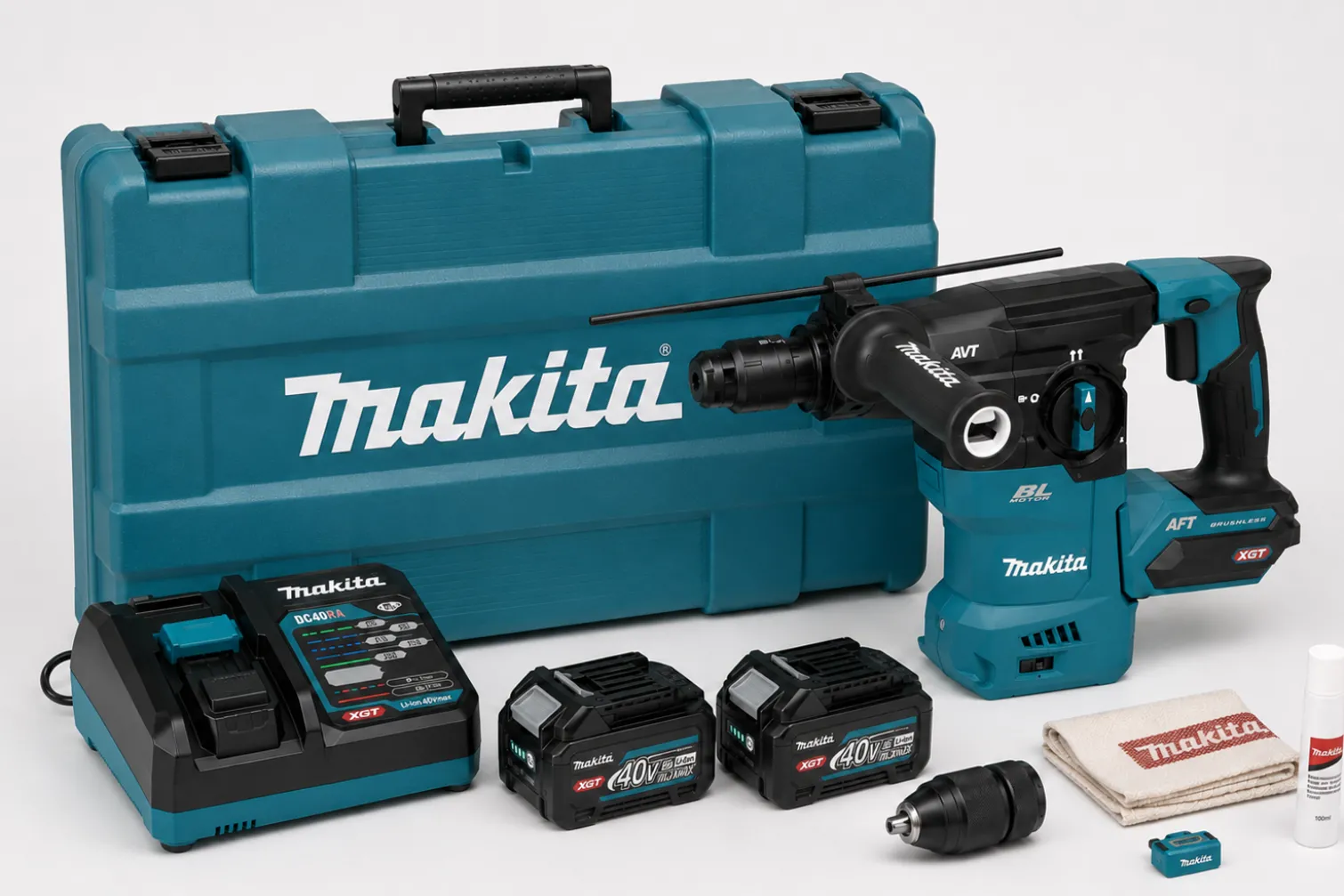 Młotowiertarka Makita XGT HR009GU202 2x4.0Ah