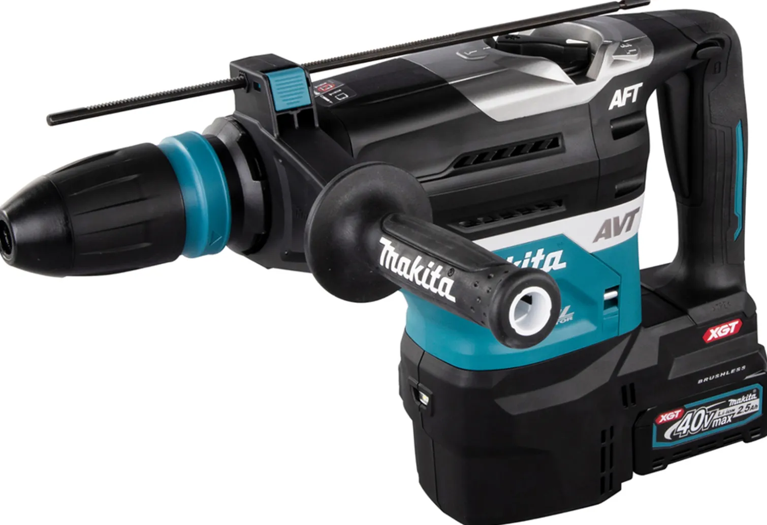 Młot udarowo-obrotowy SDS-Max Makita XGT HR005GM202 2x4,0Ah