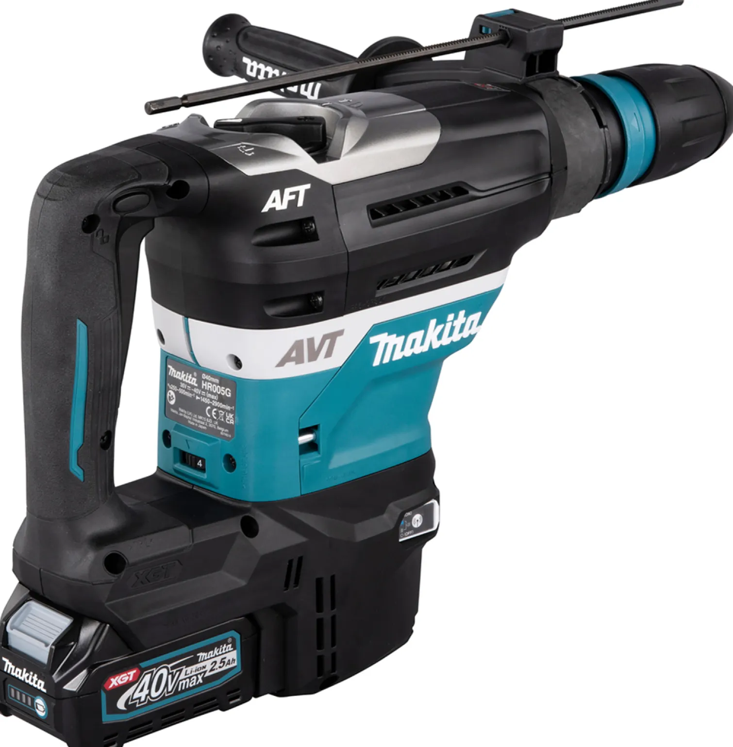 Młot udarowo-obrotowy SDS-Max Makita XGT HR005GM202 2x4,0Ah