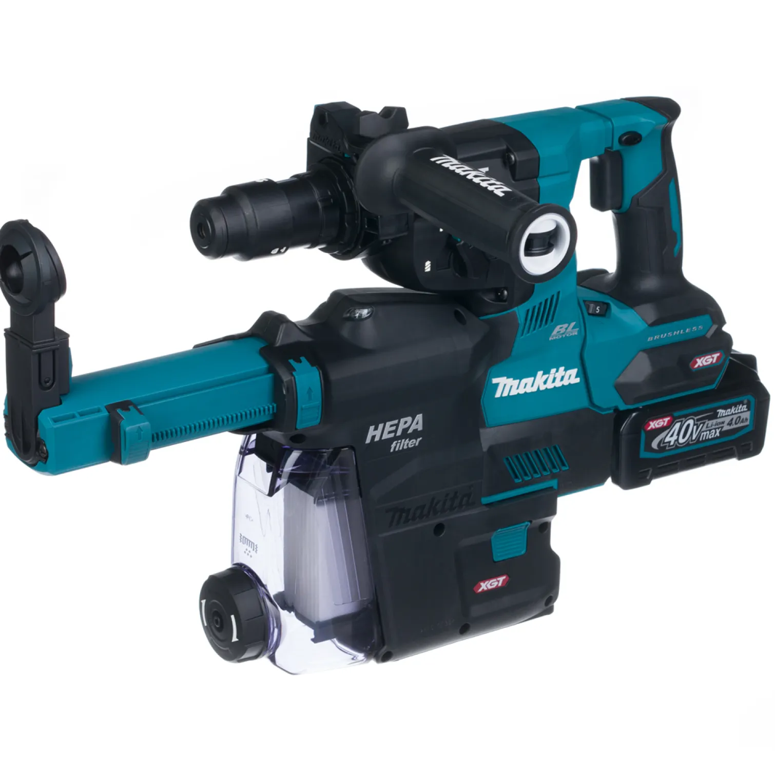 Młot udarowo-obrotowy SDS-Plus Makita XGT HR004GM202 2x4,0Ah MAKPAC 4