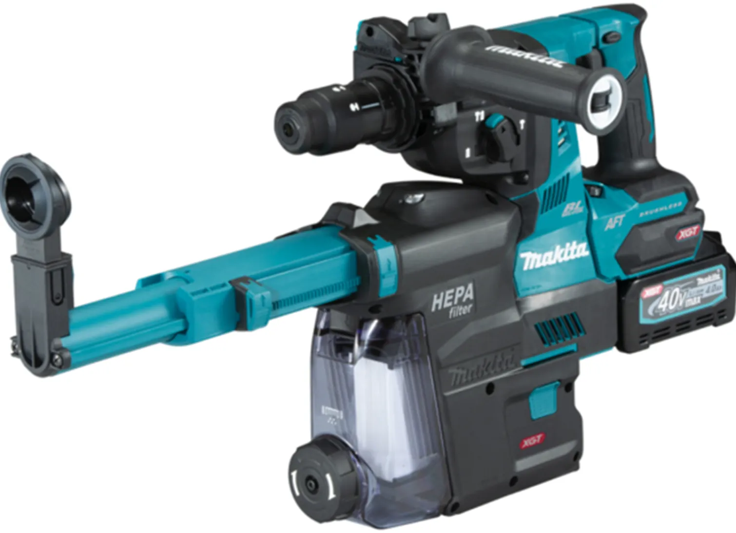 Młot udarowo-obrotowy SDS-Plus Makita XGT HR002GM204 2x4,0Ah MAKPAC 4