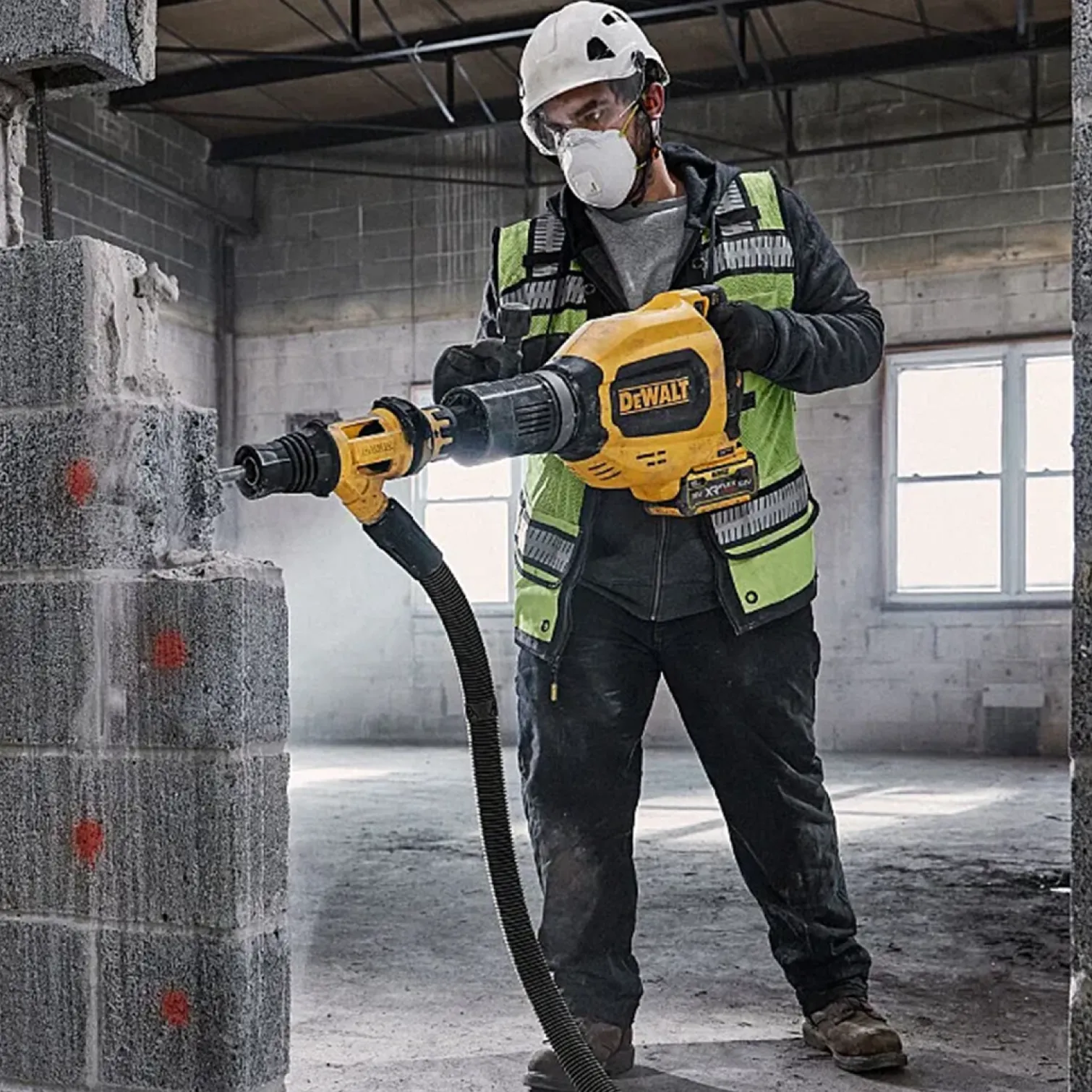 Młot wyburzeniowy DeWalt FLEXVOLT DCH911NK