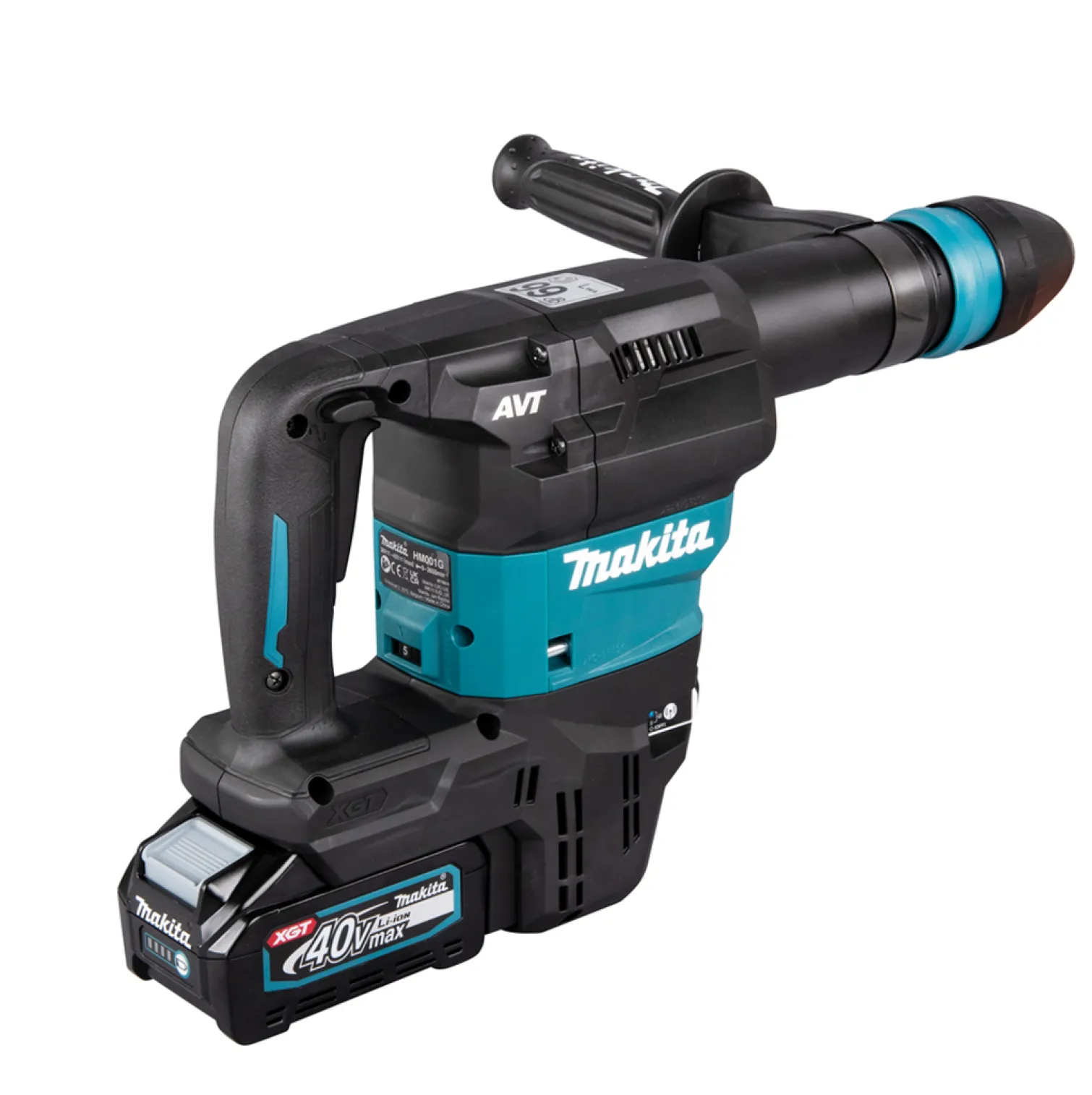 Młot wyburzeniowy SDS-Max Makita XGT HM001GM201 2x4,0Ah