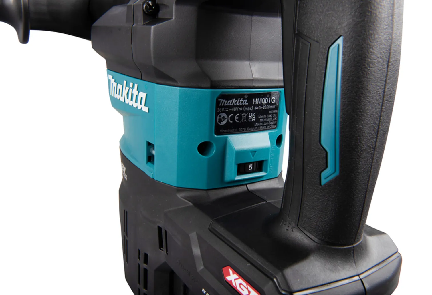 Młot wyburzeniowy SDS-Max Makita XGT HM001GM201 2x4,0Ah