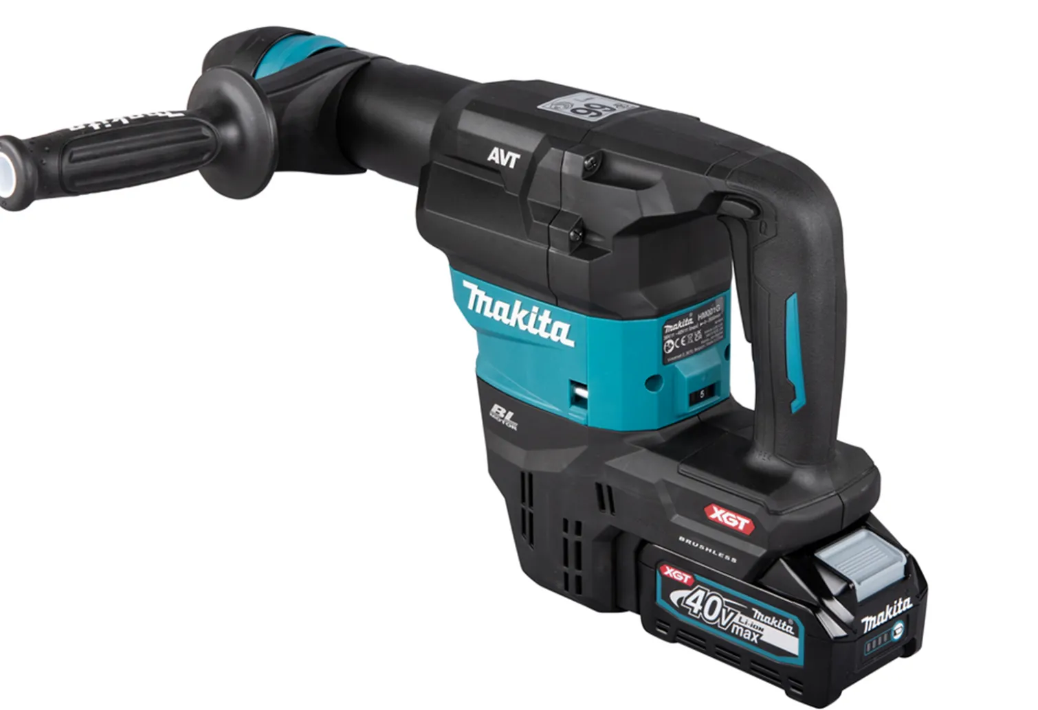 Młot wyburzeniowy SDS-Max Makita XGT HM001GM201 2x4,0Ah