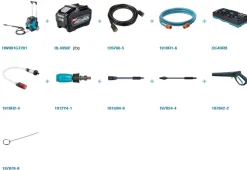 Myjka wysokociśnieniowa Makita XGT HW001GT201 2x5,0Ah