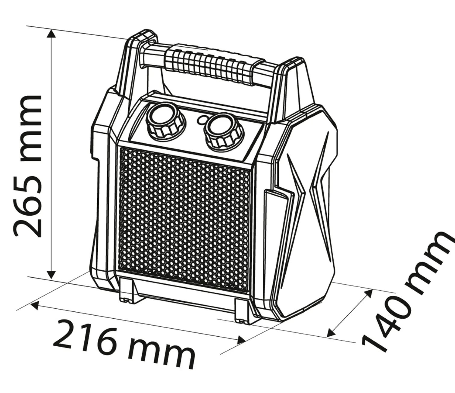 Nagrzewnica elektryczna 2kW Neo 90-060
