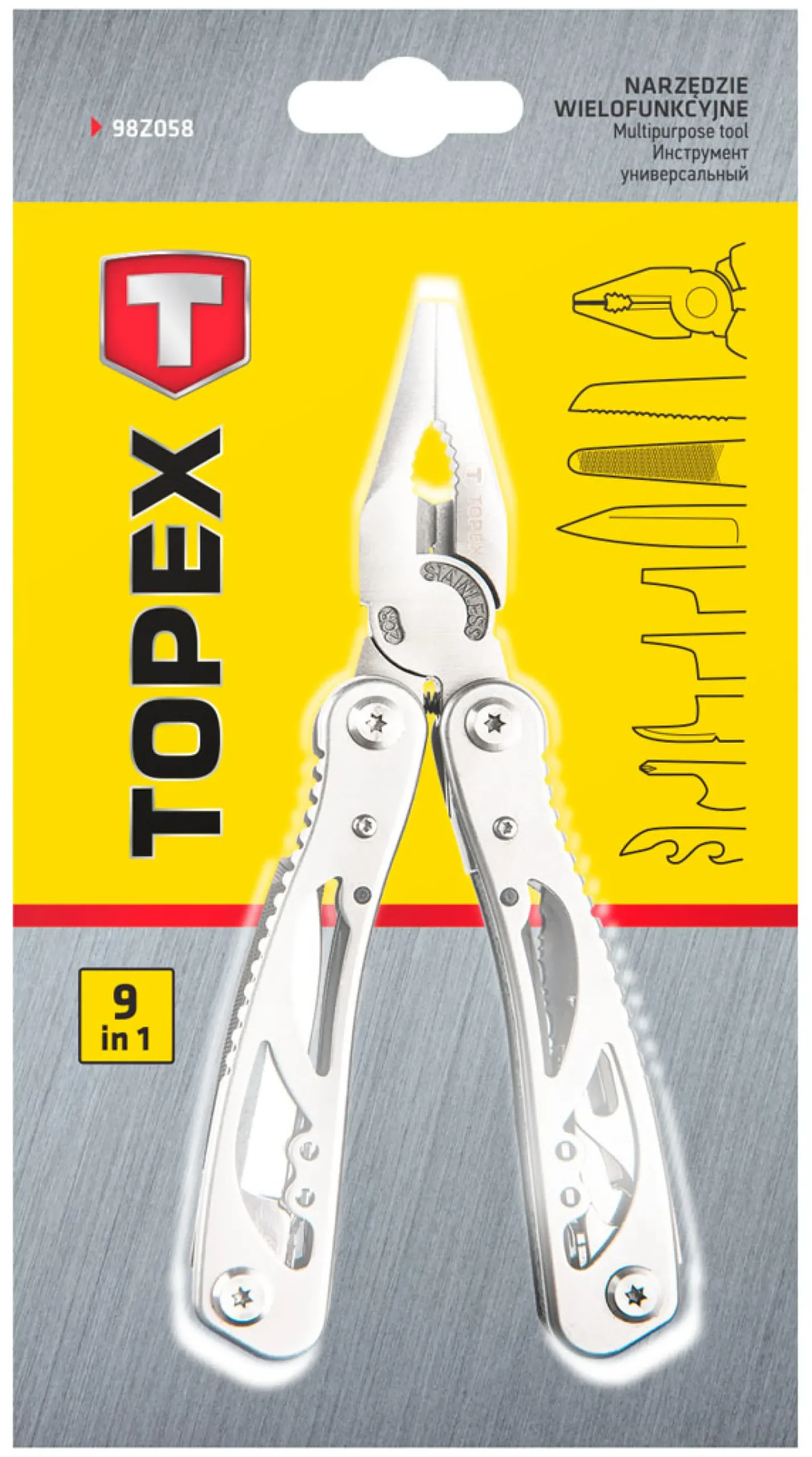 Narzędzie wielofunkcyjne Topex 98Z058