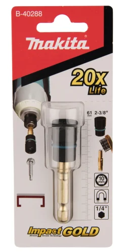 Nasadka udarowa do "farmerów" 10mm na trzpieniu 1/4in z magnesem Makita B-40288