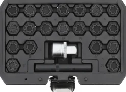 Nasadki do wkręcania śrub zabezpieczających Audi, zestaw 22 elementów Yato YT-060304
