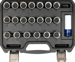 Nasadki do wkręcania śrub zabezpieczających Opel, zestaw 21 elementów Yato YT-060306