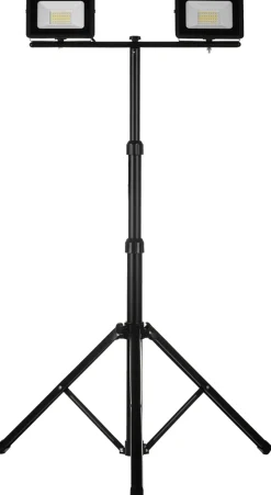 Naświetlacz LED 2x30W z czarnym statywem Schmith SL-S02